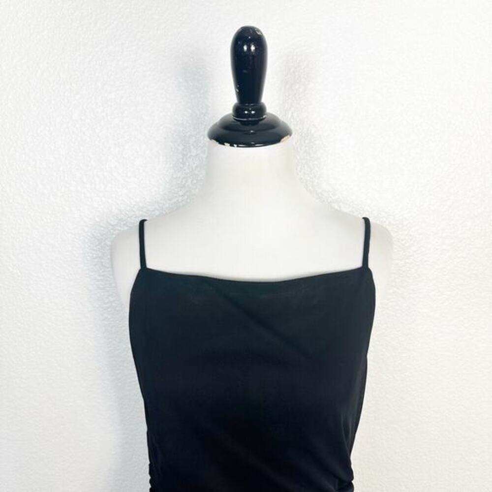 Vintage Size M 90s Y2K Witchy‎ Fairy Grunge Goth HOCO Ruched Asymmetrical Dress - Picture 2 of 16